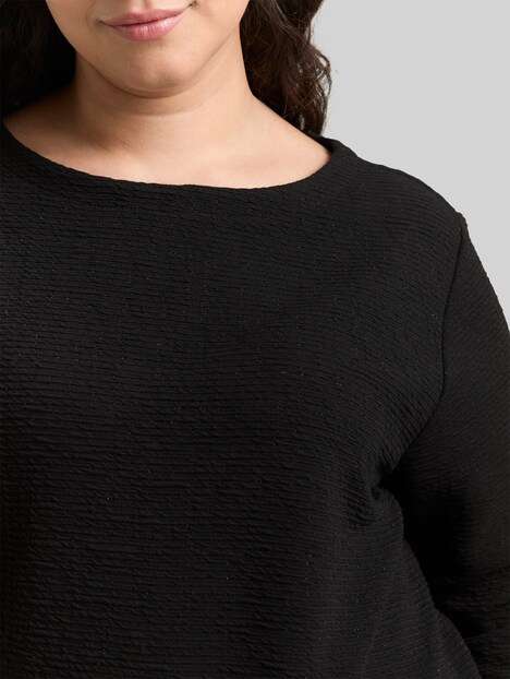Sweatshirt mit Glitzer-Effekt