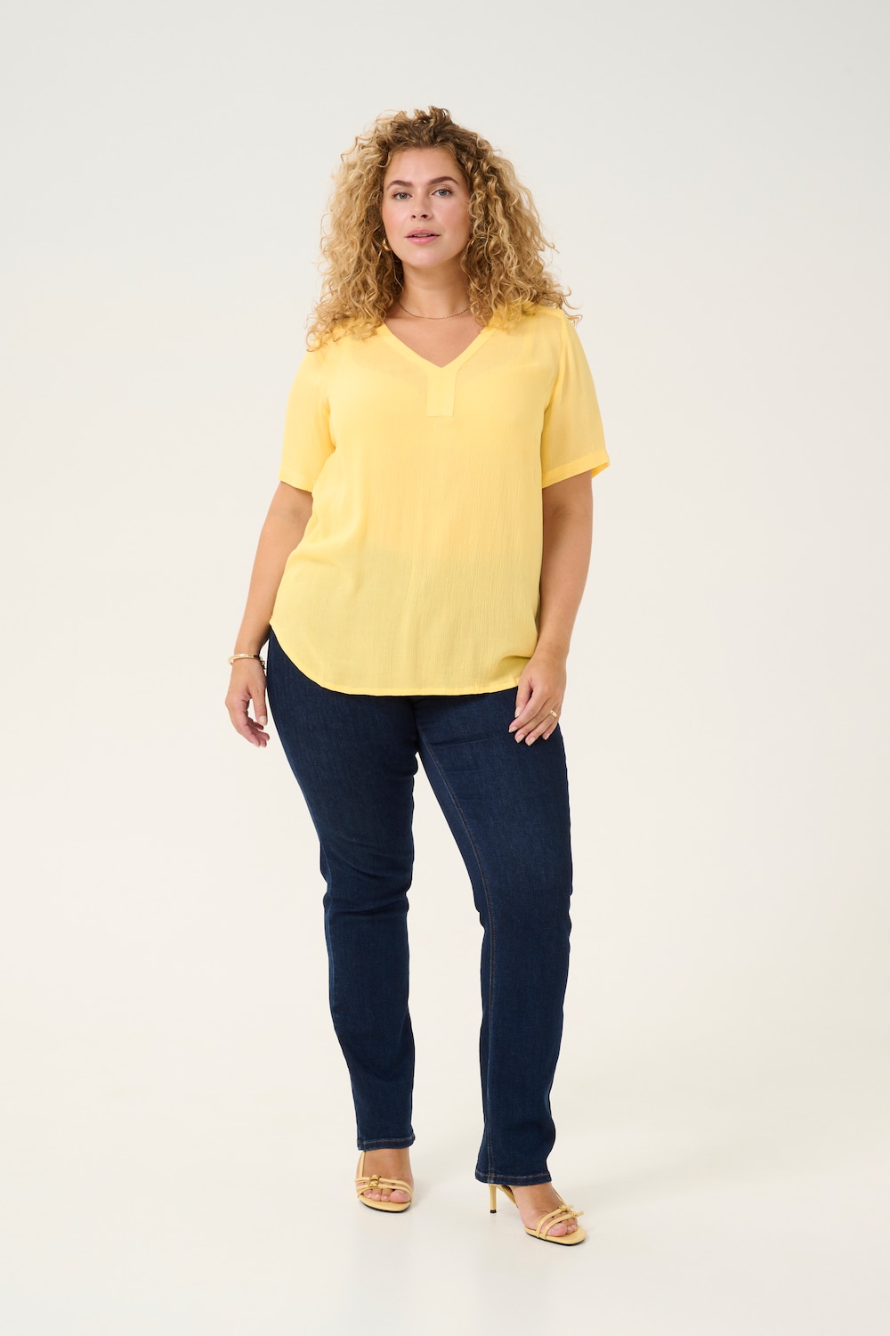 Kurzarm-Bluse Regular fit