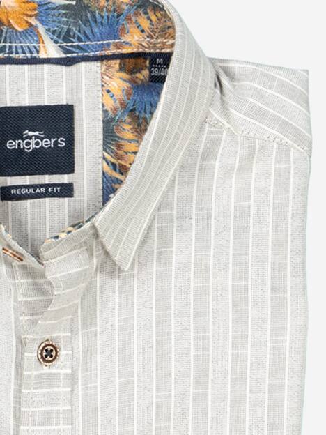 Kurzarm-Hemd strukturiert