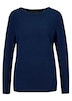 Kaschmirpullover mit U-Boot Ausschnitt
