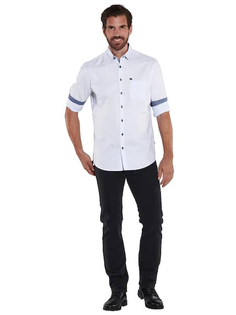 engbers Herren Hemd uni , Hellblau