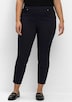 Schlupfhose 7/8-Hose mit Schlupfbund, schmale Form Rundumdehnbund Uni