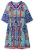 Kleid 3/4-Arm Print