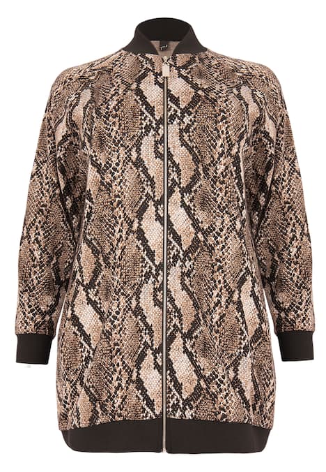 Jacke mit Schlangenprint
