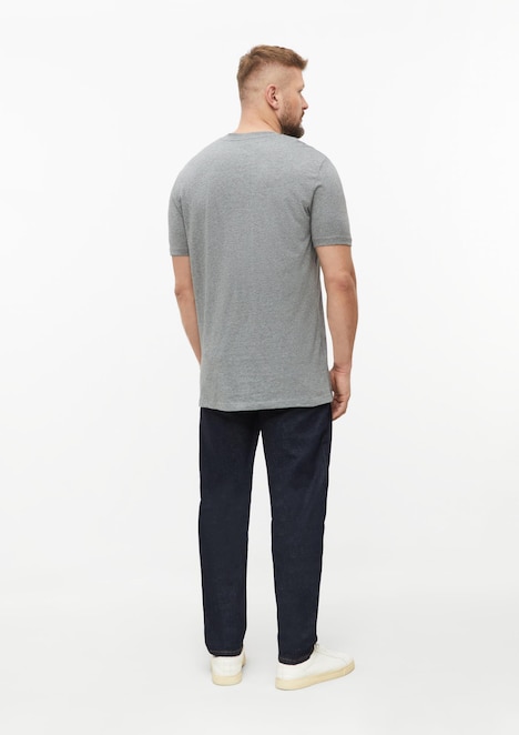 Baumwoll-T-Shirt mit Logo-Print
