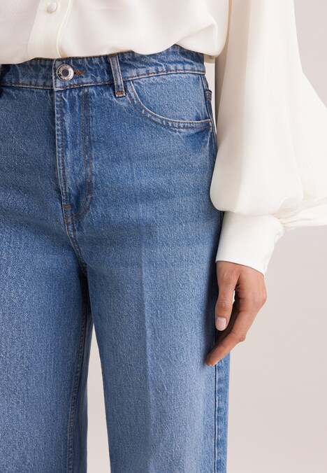 Damen 5-Pocket Denim - Denim