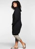 Sweatkleid Langarm Uni Mit Kapuze