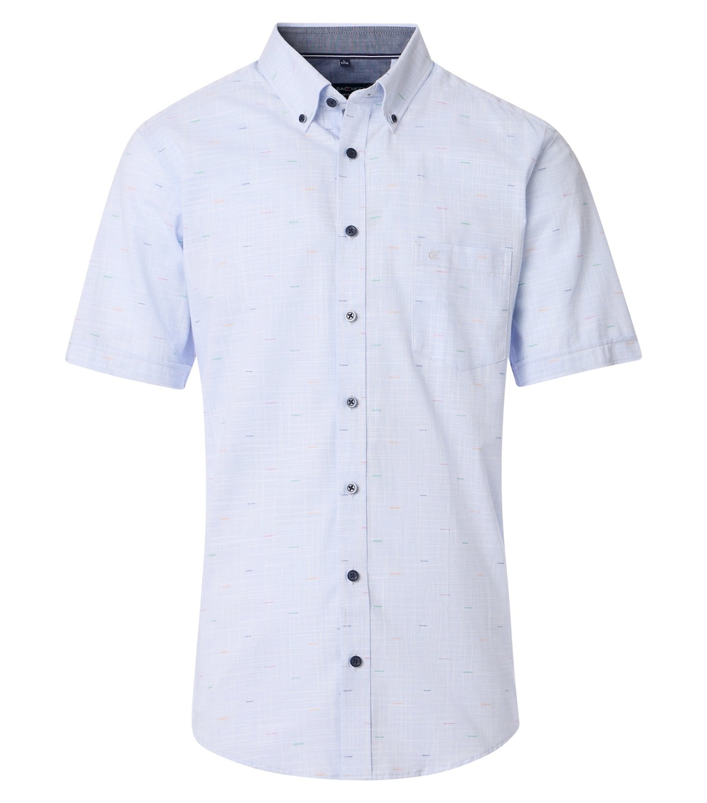 Freizeithemd Kurzarm uni Comfort Fit