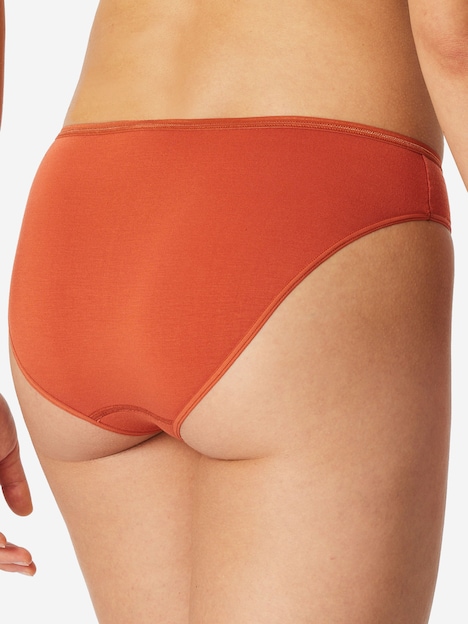 Schiesser Damen Tai-Slip Modal Essentials 2-Pack terracotta,creme