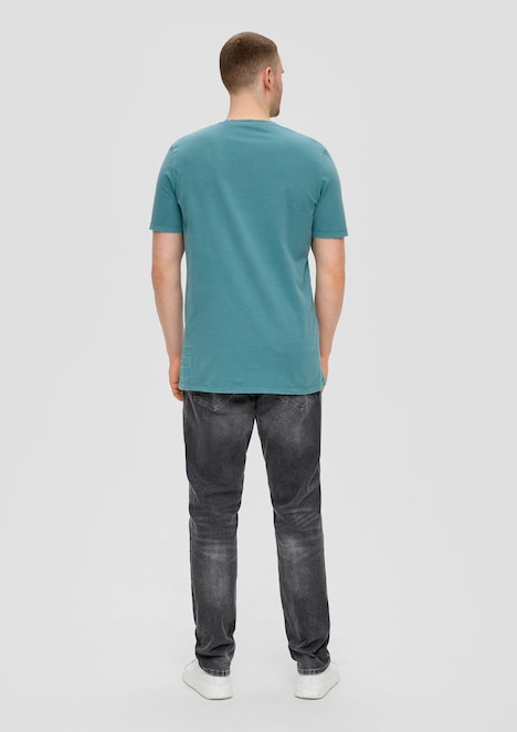 T-Shirt mit Logo-Patch