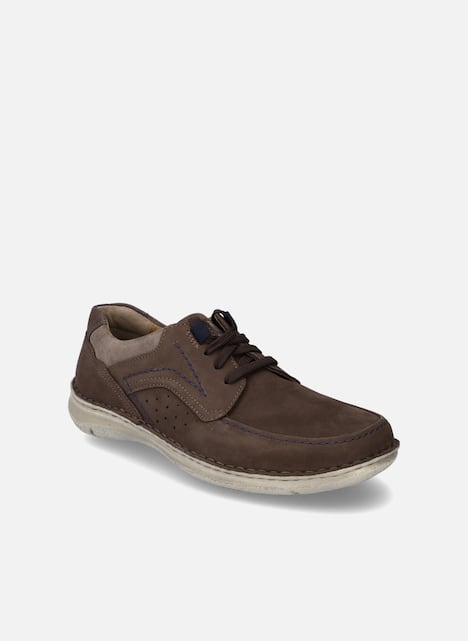 Herren Halbschuh Anvers 91, braun-kombi