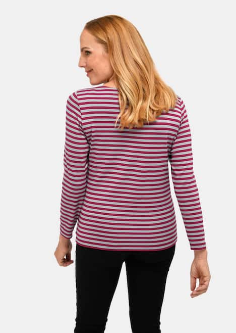 Buntgewirktes Ringelshirt