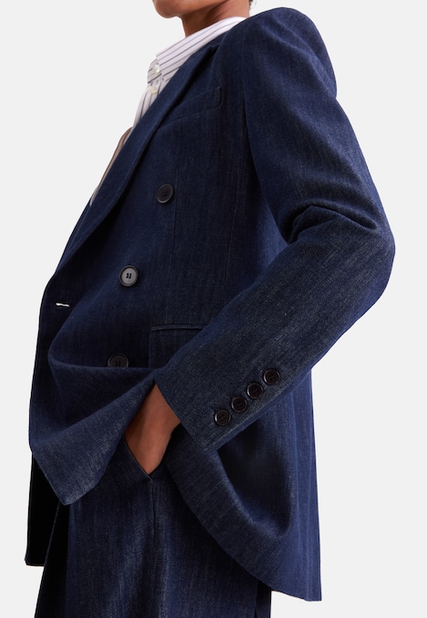Damen Blazer - Denim