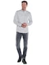 Herren Hemd langarm , Saphirblau