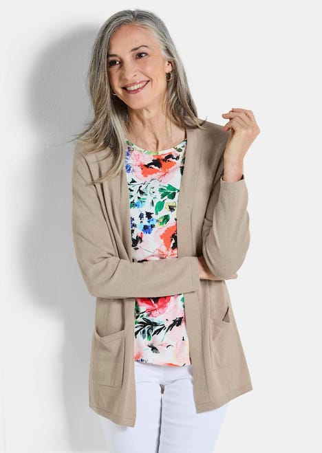 Elegante Strickjacke mit Kaschmir