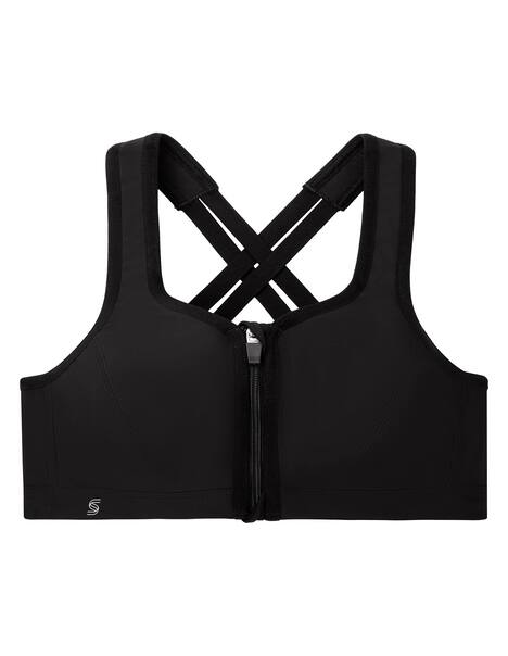 Sport-BH mit Reißverschluss vorn