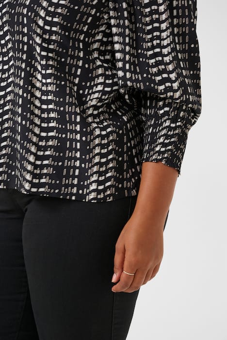 Langarm-Bluse Regular fit