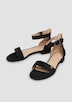 Sandalen in Leder-Optik