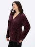 Langarm-Pullover Langarm-Pullover mit Flauschgarn Langarm