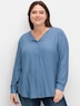 Hemdbluse Langarm Sonstiges Muster Ohne Kragen