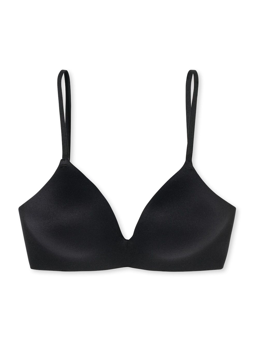 SCHIESSER Damen BH gepaddet, ohne Bügel - schwarz