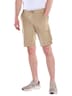 Herren Cargo Shorts in Leinenoptik , Cognac