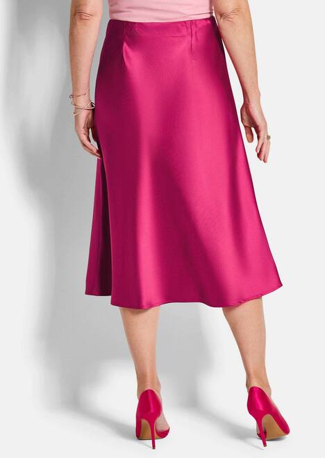 Eleganter Midirock mit Schlupfbund