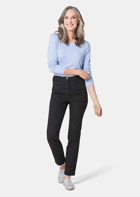 GOLDNER Highstretchjeans LOUISA Comfortabele highstretch-jeans
