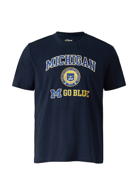 T-Shirt mit College-Artwork