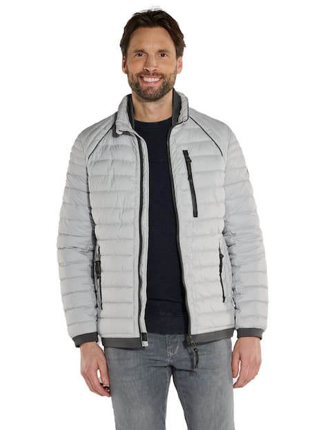 engbers Herren Steppjacke regular , Silbergrau