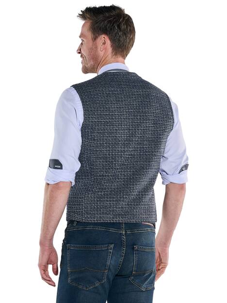 engbers Herren Weste in Strickoptik , Saphirblau