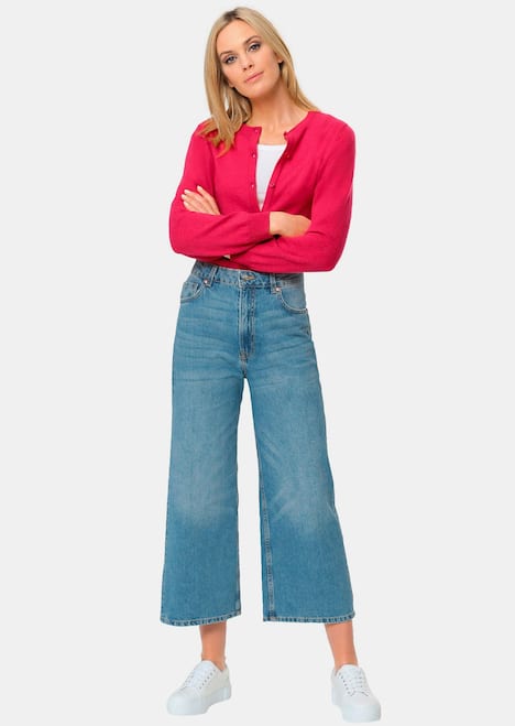 Kuschelweiche Kaschmir-Strickjacke