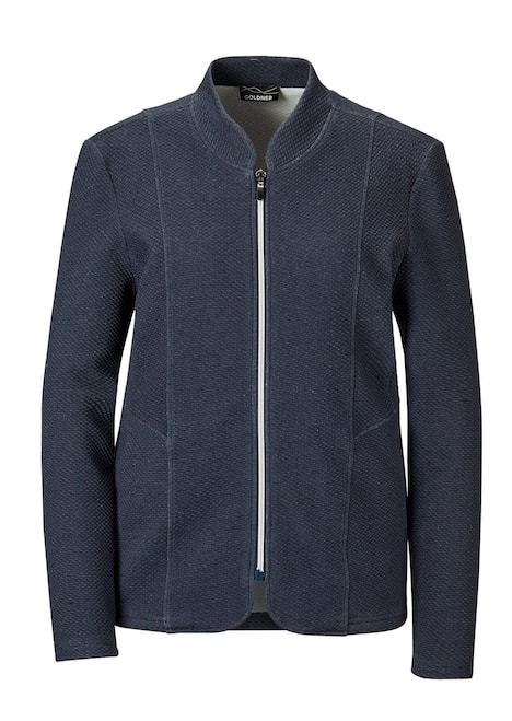 GOLDNER Jas Gestructureerd jack met opstaande kraag