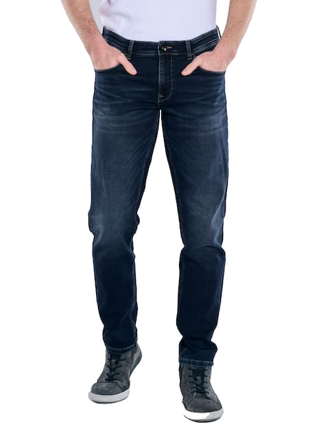 engbers Herren Super-Stretch-Jeans regular , Indigoblau