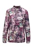 Druckbluse in exotischem Muster