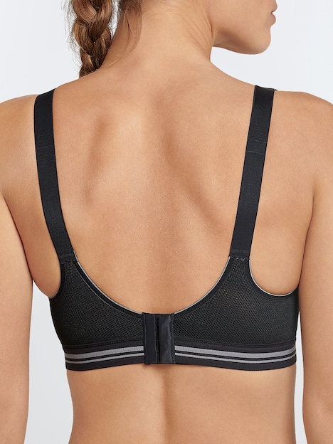 Schiesser Damen Sport-BH High Impact - schwarz