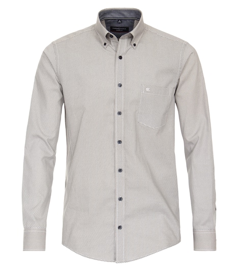Freizeithemd extra langer Arm 72cm uni Casual Fit