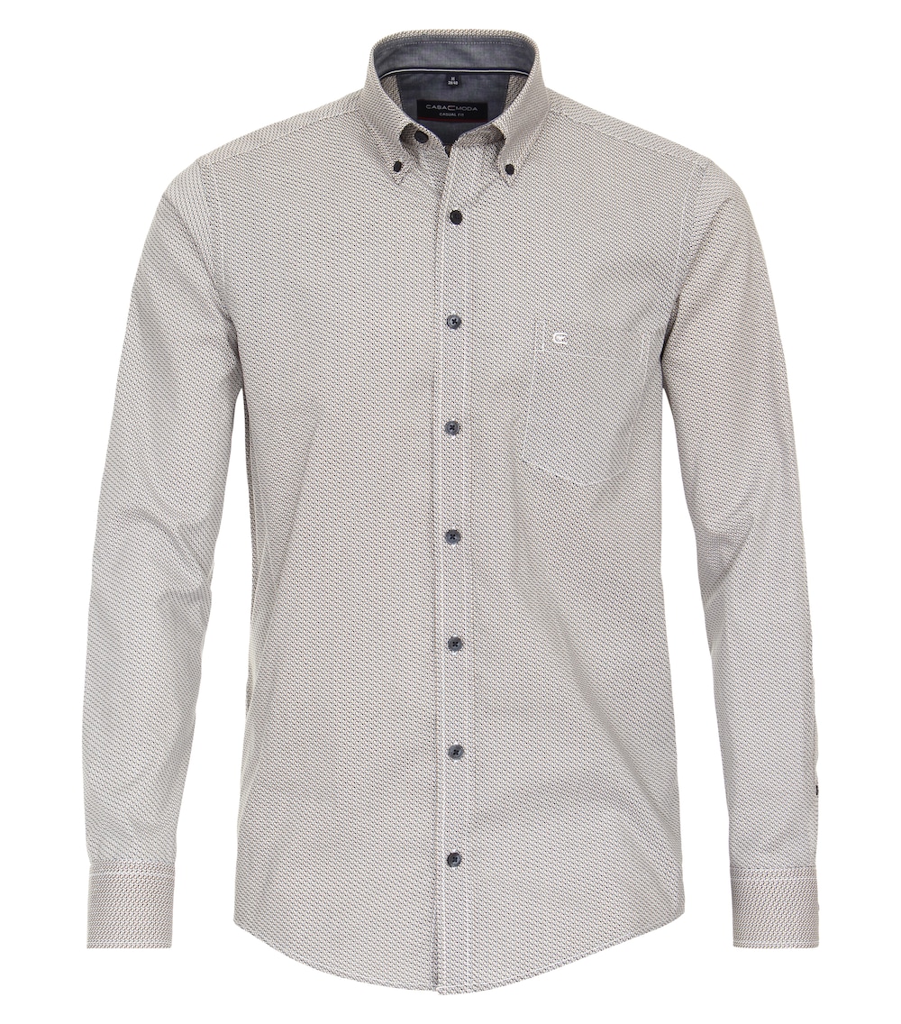 Freizeithemd extra langer Arm 72cm uni Casual Fit