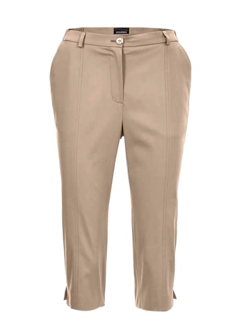 GOLDNER Capri satijnen broek CARLA Capri CARLA van satijn