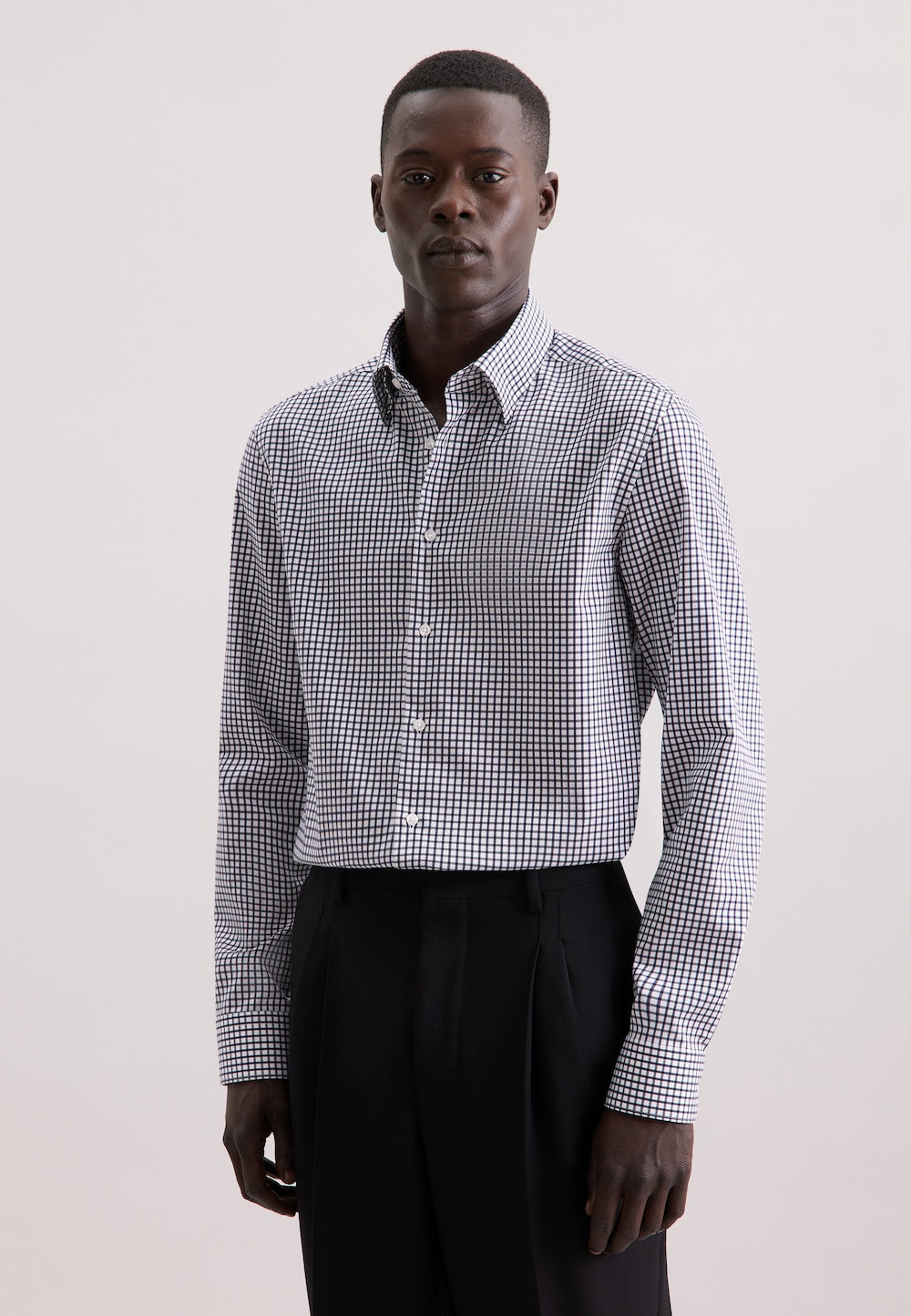 Herren Business Hemd - Karo