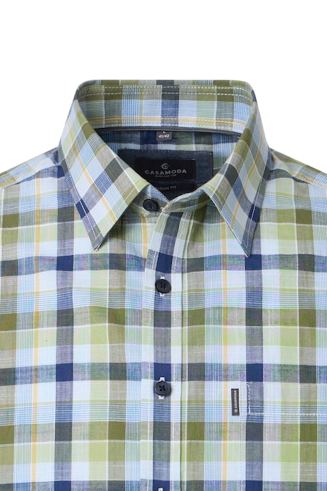 Freizeithemd Kurzarm kariert Casual Fit