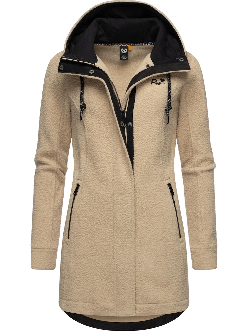 Fellimitatmantel Letti Teddy-Fleece
