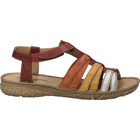 Damen Sandale Ivy 02, rot-multi