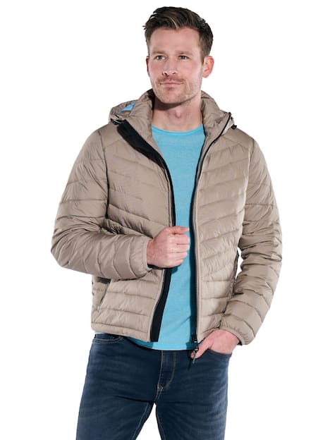 engbers Herren Steppjacke regular , Braunbeige