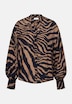 Damen Ausgestellte Bluse - Druck