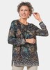 GOLDNER Longblouse Kleurrijk gedessineerde blouse met mooie details