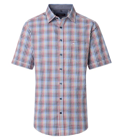 Freizeithemd Kurzarm kariert Casual Fit