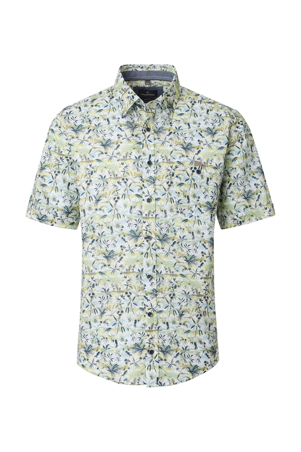 Freizeithemd Kurzarm Print Casual Fit