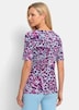 Jersey-Shirt mit Animal Print