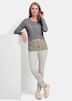 Jerseyshirt mit Paisley-Druck